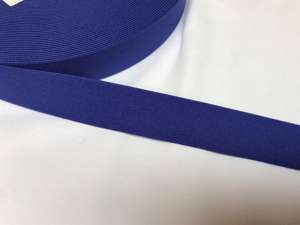 Blød elastik - velegnet til undertøj, 2,5 cm - ensfarvet, kobolt blå